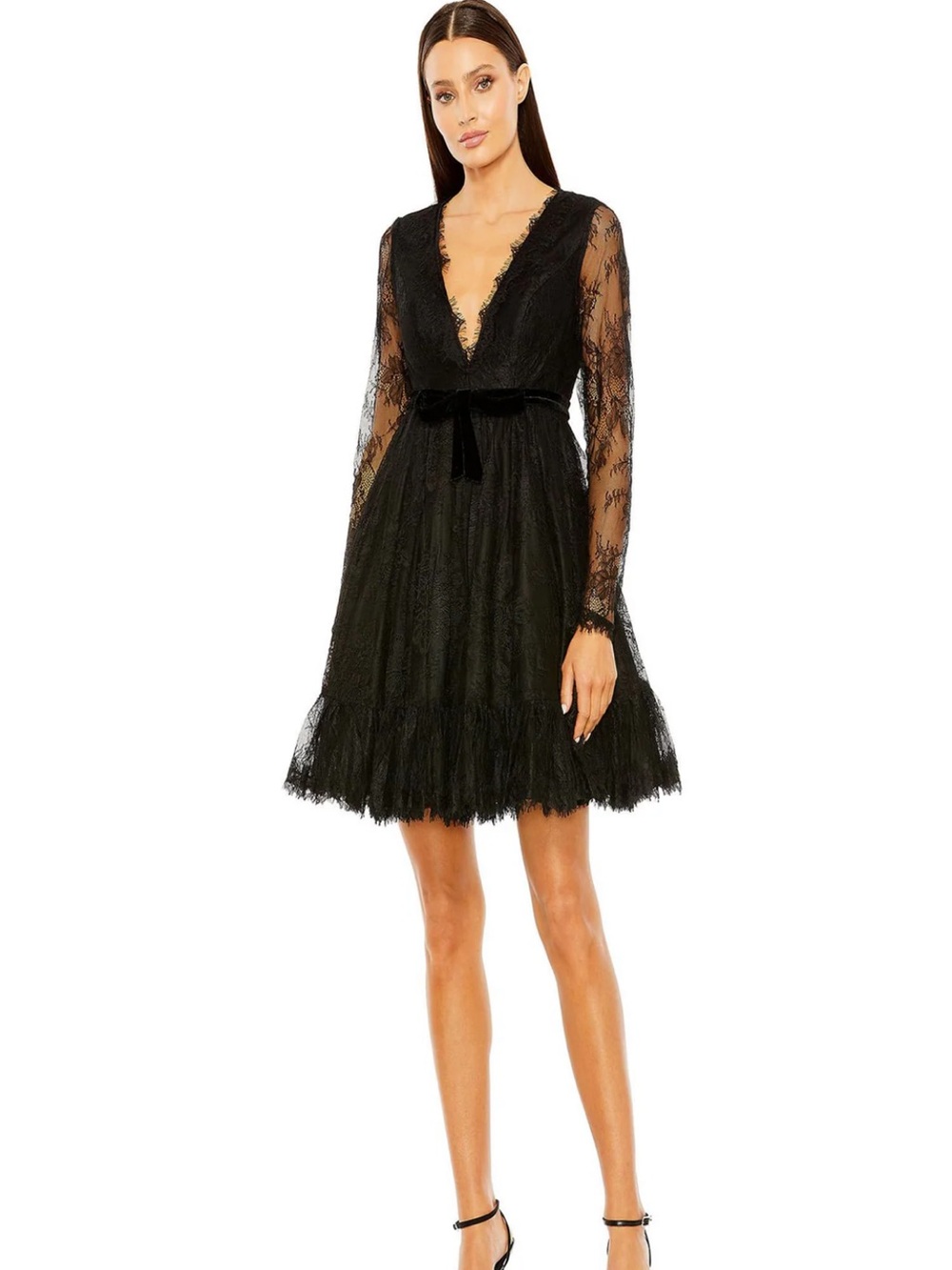 MacDuggal Black Mini Dress 40794